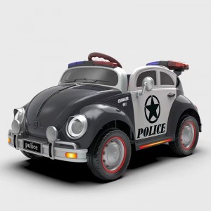 Children's retro electric four-wheeler car, remote control for toddlers, 1-3 year old, 4-wheel toy car, can be charged and seated