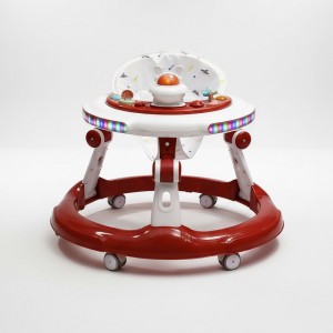 婴儿学步车6-18月男女宝宝推车7-18个月儿童玩具车静音轮灯光音乐