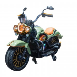 新款儿童电动车摩托车 潮流儿童车辅助轮防侧翻小孩玩具摩托车