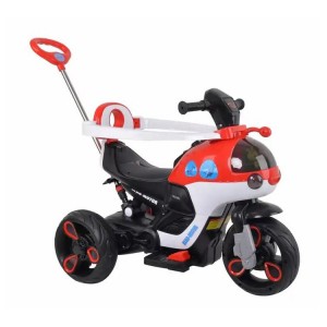 高品质儿童电动摩托车后把手幼儿塑料摩托车 带6v电池电源