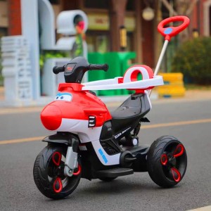 New type children's electric motorcycle children's electric car children's driving motorcycle toy stroller
