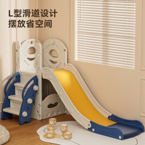 组合滑梯室内底部吸盘稳固安全光滑表面大容量储物区多档调节秋千