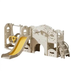 儿童室内家用2至10岁宝宝滑梯秋千三合一家庭多种功能游乐场滑滑梯