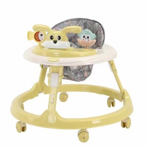 婴儿学步车防O型腿多种功能防侧翻男女宝宝助步车可推玩具学走路车