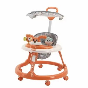 婴儿学步车防O型腿多种功能防侧翻男女宝宝助步车可推玩具学走路车