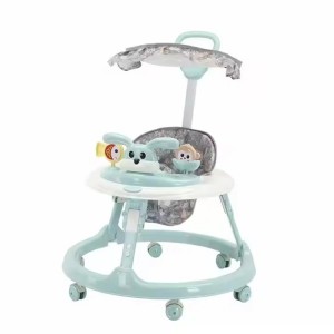 婴儿学步车防O型腿多种功能防侧翻男女宝宝助步车可推玩具学走路车