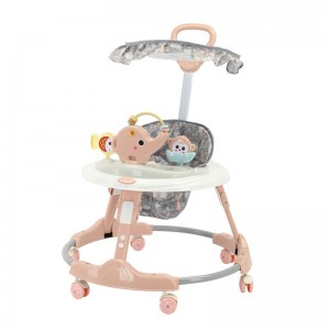 婴儿学步车防O型腿多种功能防侧翻男女宝宝助步车可推玩具学走路车