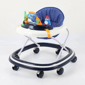 婴儿学步车防侧翻防o型腿可坐宝宝起步车6/7-18个月多种功能助步车