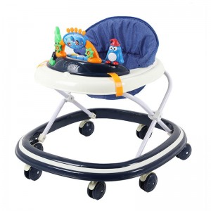 婴儿学步车防侧翻防o型腿可坐宝宝起步车6/7-18个月多种功能助步车