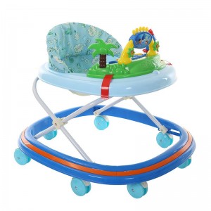 婴儿学步车防侧翻防o型腿可坐宝宝起步车6/7-18个月多种功能助步车