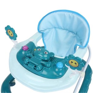 橡胶轮婴儿学步车产品学习可调婴儿学步车男孩和女孩音乐