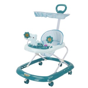 橡胶轮婴儿学步车产品学习可调婴儿学步车男孩和女孩音乐