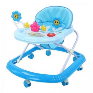 婴儿学步车全围带音乐6/7-18个月多可折叠男女宝宝儿童