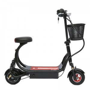 Little Harley electric scooter 8 inch portable grocery shopping battery car adult mini folding electric scooter