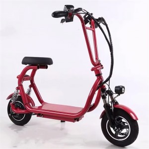 Little Harley electric scooter 8 inch portable grocery shopping battery car adult mini folding electric scooter