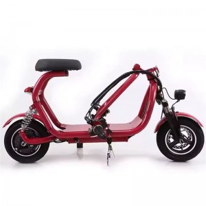 Little Harley electric scooter 8 inch portable grocery shopping battery car adult mini folding electric scooter