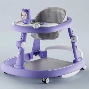 新款婴儿学步车带音乐 高品质婴儿背带学步车 易于清洁 婴儿学步车