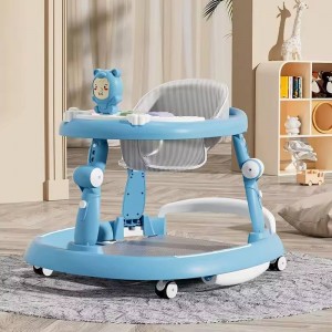 新款婴儿学步车带音乐 高品质婴儿背带学步车 易于清洁 婴儿学步车