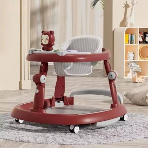 新款婴儿学步车带音乐 高品质婴儿背带学步车 易于清洁 婴儿学步车