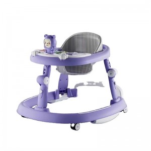 新款婴儿学步车带音乐 高品质婴儿背带学步车 易于清洁 婴儿学步车