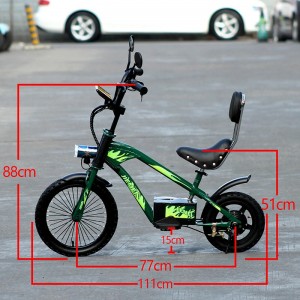 两轮电动滑板车新型儿童电动摩托车带 LED 灯 24V 供电儿童骑乘玩具