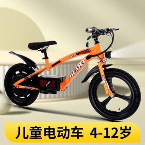 复古儿童电动小摩托车越野可坐大人6岁以上男女小孩儿童电动车