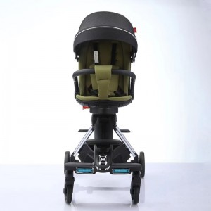 2025款一键折叠婴儿车方便运输汽车或飞机行李架安全材质婴儿车带灯