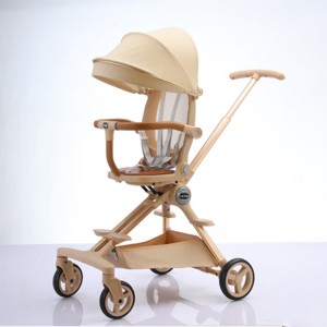 双向推婴儿车/铝合金婴儿车 轻便大储物篮 溜娃神器