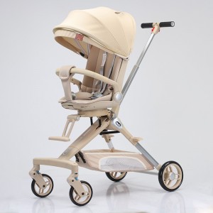 便携式三合一多种功能婴儿车  方便折叠 适合2岁以上儿童PU婴儿车