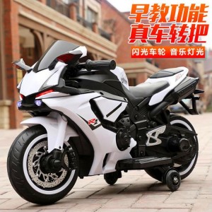 儿童电动摩托车1-8岁可坐人音乐摩托车充电儿童电动车童车