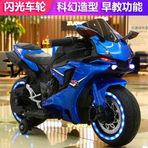 儿童电动摩托车1-8岁可坐人音乐摩托车充电儿童电动车童车
