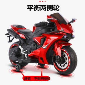 儿童电动摩托车1-8岁可坐人音乐摩托车充电儿童电动车童车