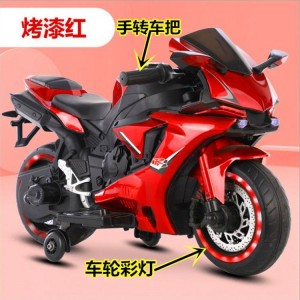 儿童电动摩托车1-8岁可坐人音乐摩托车充电儿童电动车童车