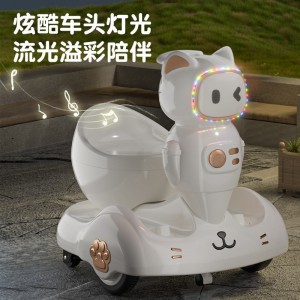 新款儿童电动车平衡车2-6岁宝宝电瓶车室内转转车可坐人漂移车