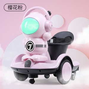 新品太空人漂移车万向轮儿童电动车1-6岁男女宝宝可坐人