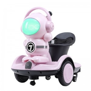 新品太空人漂移车万向轮儿童电动车1-6岁男女宝宝可坐人