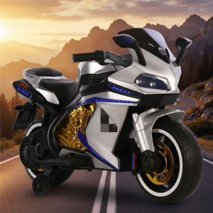 儿童电动摩托车大号模型2-10岁男女孩宝宝可坐双电瓶玩具车