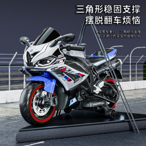 儿童电动摩托车小孩摩托车两轮车可坐人电瓶车男孩玩具机车