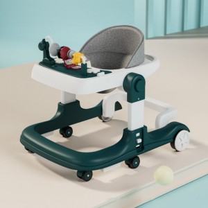 学步车带音乐婴儿多种功能防侧翻学行车女孩男宝宝可坐可推起步车