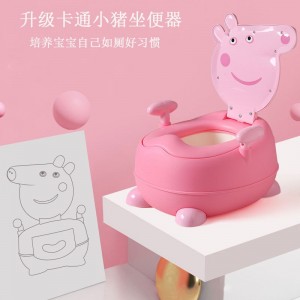 大号儿童坐便器婴幼儿卡通小猪马桶女孩座便器抽屉式男宝尿盆