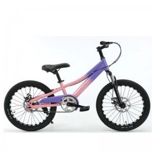 自行车儿童山地车弹簧叉低档无阻尼高碳钢材质儿童自行车