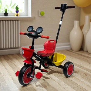 宝宝三轮脚蹬脚踏车宝宝手推单车1-3-5-6岁 小孩玩具车