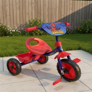 厂家直供儿童塑料三轮车带脚踏板男女通用适合 5-7 岁三轮脚踏三轮车