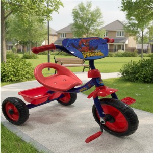 厂家直供儿童塑料三轮车带脚踏板男女通用适合 5-7 岁三轮脚踏三轮车