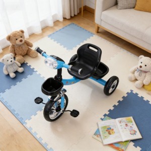 新款儿童三轮车 婴儿三轮自行车带灯光 婴儿三轮脚踏车带音乐