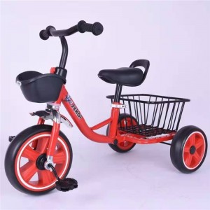 New children's tricycle, 3-6 year old stroller, can ride on a bicycle, kindergarten bike, tricycle with bucket