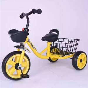 New children's tricycle, 3-6 year old stroller, can ride on a bicycle, kindergarten bike, tricycle with bucket