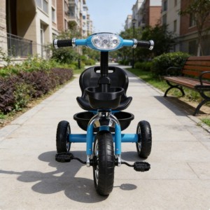 新款儿童三轮车 婴儿三轮自行车带灯光 婴儿三轮脚踏车带音乐