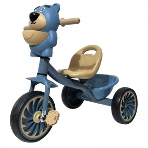 小熊三轮车儿童1-6岁宝宝滑行婴儿学步车儿童三轮车玩具自走滑板车