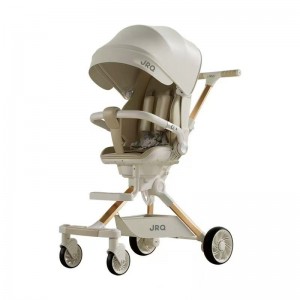 可折叠轻型铝合金框架婴儿车铝合金框架轻便折叠多种功能婴儿车坐卧双向